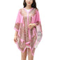 Women Shawl Cashew Print Beads Ladies Loose-fitting Sexy Cover Up for Vacation Woman Scarf Ladies Shawl