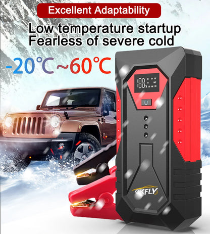 GKFLY 2000A/3000A/4000A Car Jump Starter Power Bank Petrol Diesel Car Battery Charger Starting For Auto Battery Booster