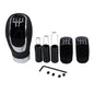 Universal 5/6 Speed Gear Shift Knob Shifter Lever Handle Modified Stick Leather Auto Accessories For All Manual Car Modles