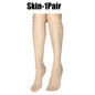 Summer Ultra-Thin Korean Style Invisible Thigh-High Socks Nude Seamless Mid-Calf Short Socks for Women Anti-Snag Sheer Stockings