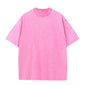100% Cotton T-shirt Custom Logo Street Trend Short Sleeve T-shirt Embroidery Design European American Size Tops Printing Pattern