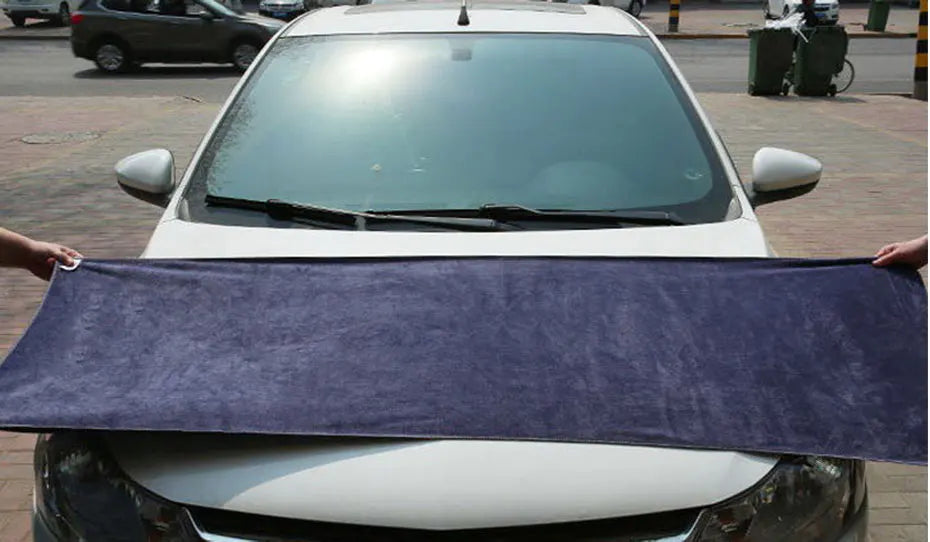 SEAMETAL Large Size Microfiber Towels Car Washing Towel 160x60cm Car Whole Body Cleaning Dry/Wet Dual Use Super Absorbent Rags
