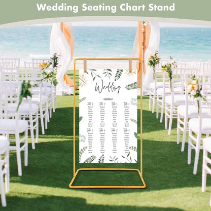 Wedding Arches Iron Welcome Stand Wedding Logo Display Stand Signage Flower Stands Party Decoration Props Rack Background Decor