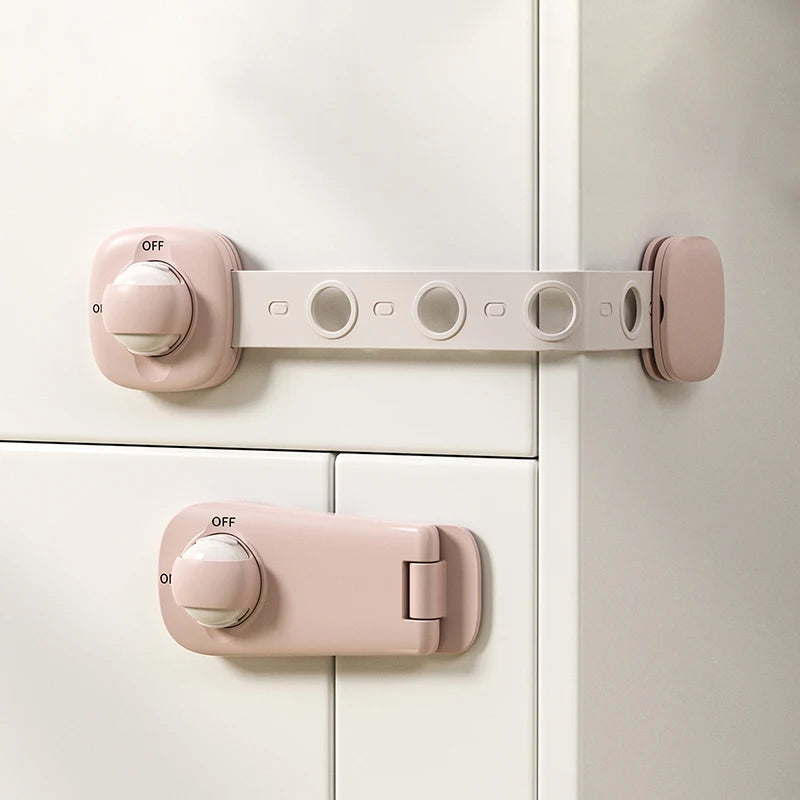 Baby Safety Lock Drawer Child Safety Cabinet Locks Adhesive Cabinet For Drawer Door Latches Baby Safe Straps Child Door Security