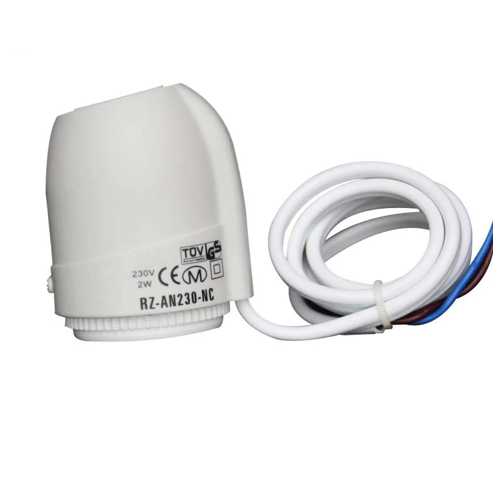 Beok Thermal Actuator 230V Normally Open and Normally Closed Actuators for Water Heating System Underfloor Heating