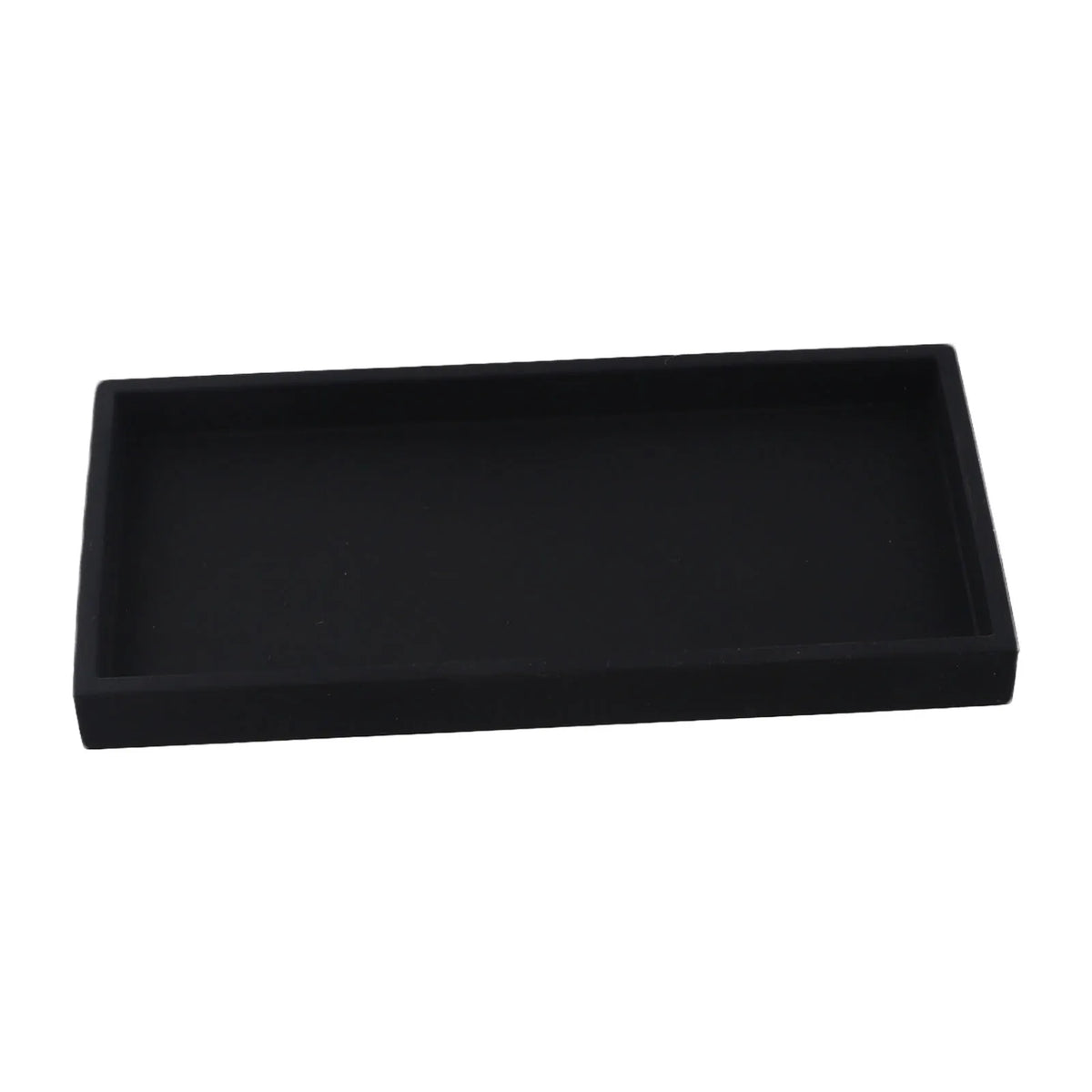 Bathroom Counter Tray Silicone Bathroom Vanity Tray Soap Dispenser Tray Countertop Storage For Dressing Tables