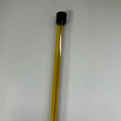 PGM 2 Pcs Golf Alignment Sticks Alignment Rods Direction Indicator Swing Guide Tool with Clear Tube Case for Full Swing Practice