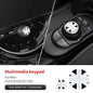 Central Control Volume Multimedia Button Knob Sticker for MINI Cooper F55 F56 F57 F60 Countryman Leather Car Interior Styling