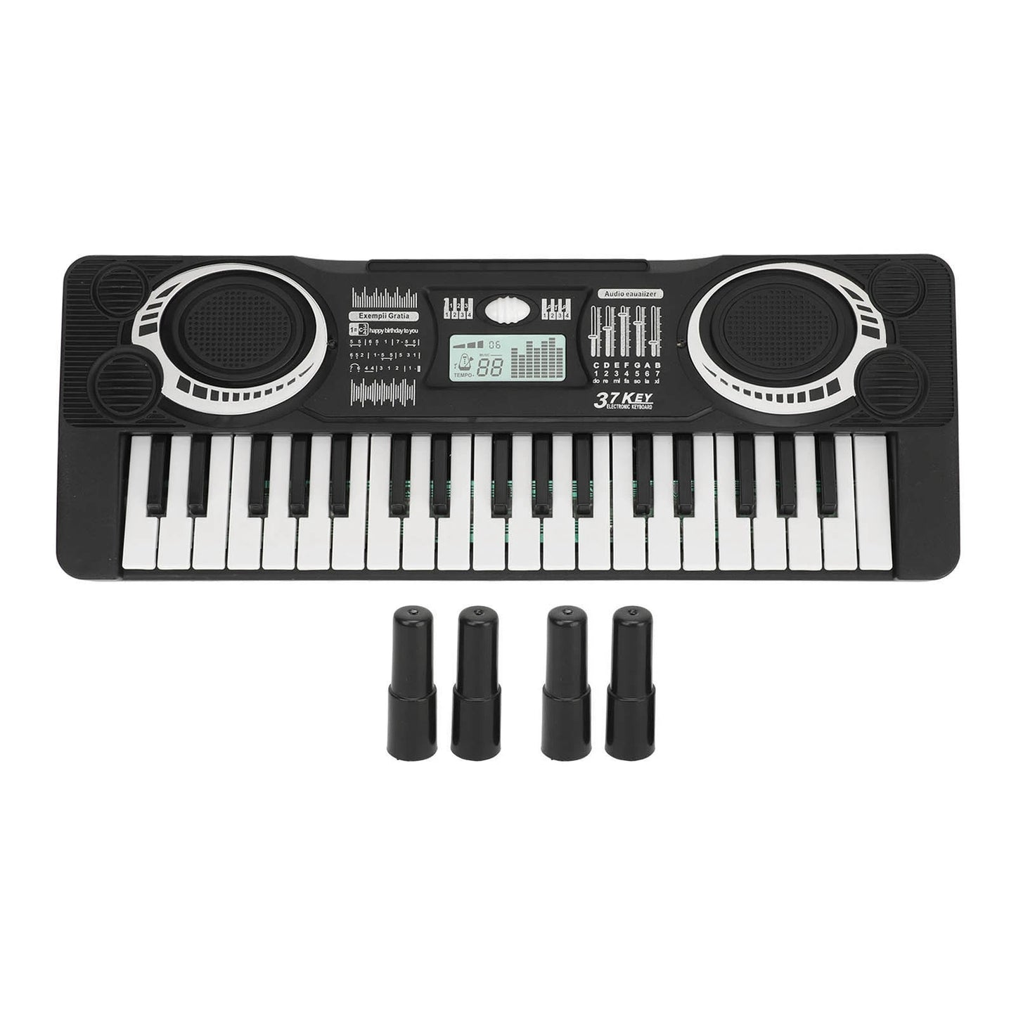 Kids Keyboard Piano Toy Realistic 37 Key Multi Functional Interactive Kids Piano Musical Instrument Type 1
