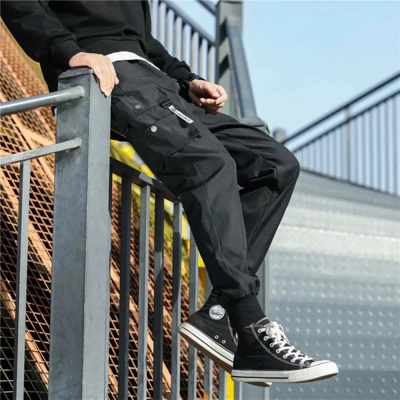 Men Cargo Tactical Pants Work Combat Multi-pockets Casual Training Trousers Overalls Clothing Joggers Hiking Male Cargo Pant