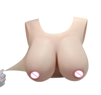 Silicone Breast Forms Fake Boobs Artifical Huge Chest CDEGH Cup for Crossdresser Transvestite Sissy Drag Queen