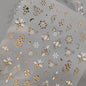 1pc Ocean Nail Art Stickers 5D Summer Starfish Seashell Nail Decals Decoration Y2K Embossed Nail Art Supplies Manicure Slider