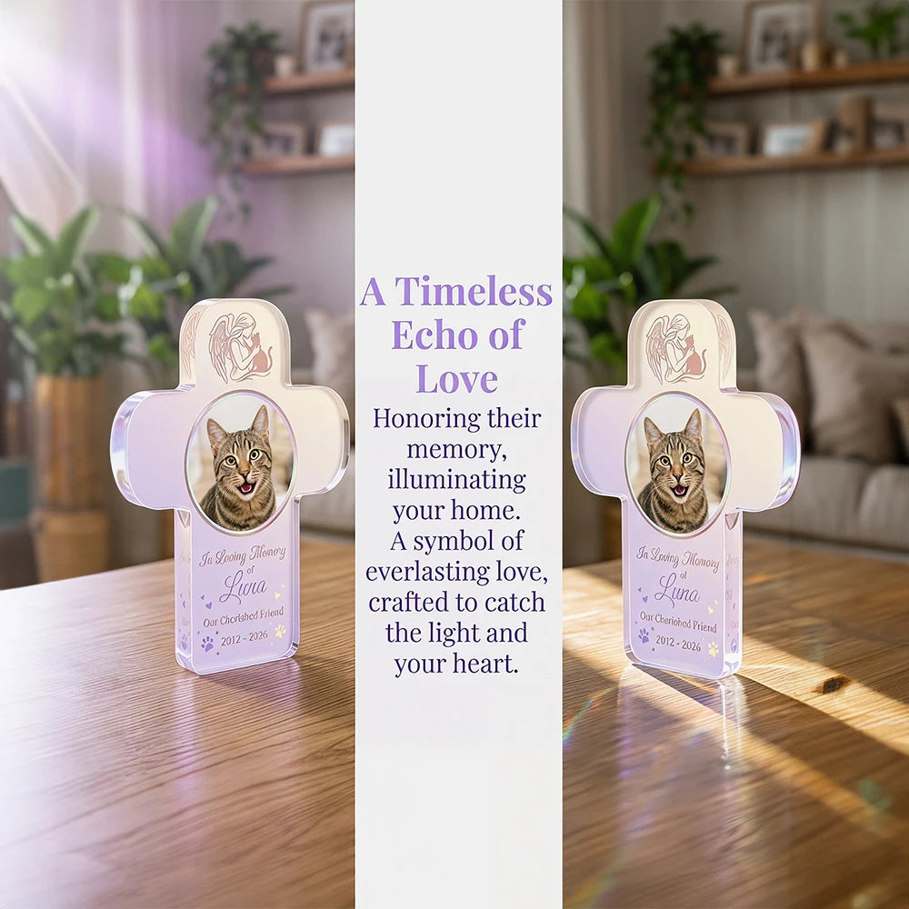 1pc Personalized Custom Pet Memory Plaque,Remembrance Souvenir,Table Decor,Custom Name & Date Text,Pet Lovers,Memorial Holiday
