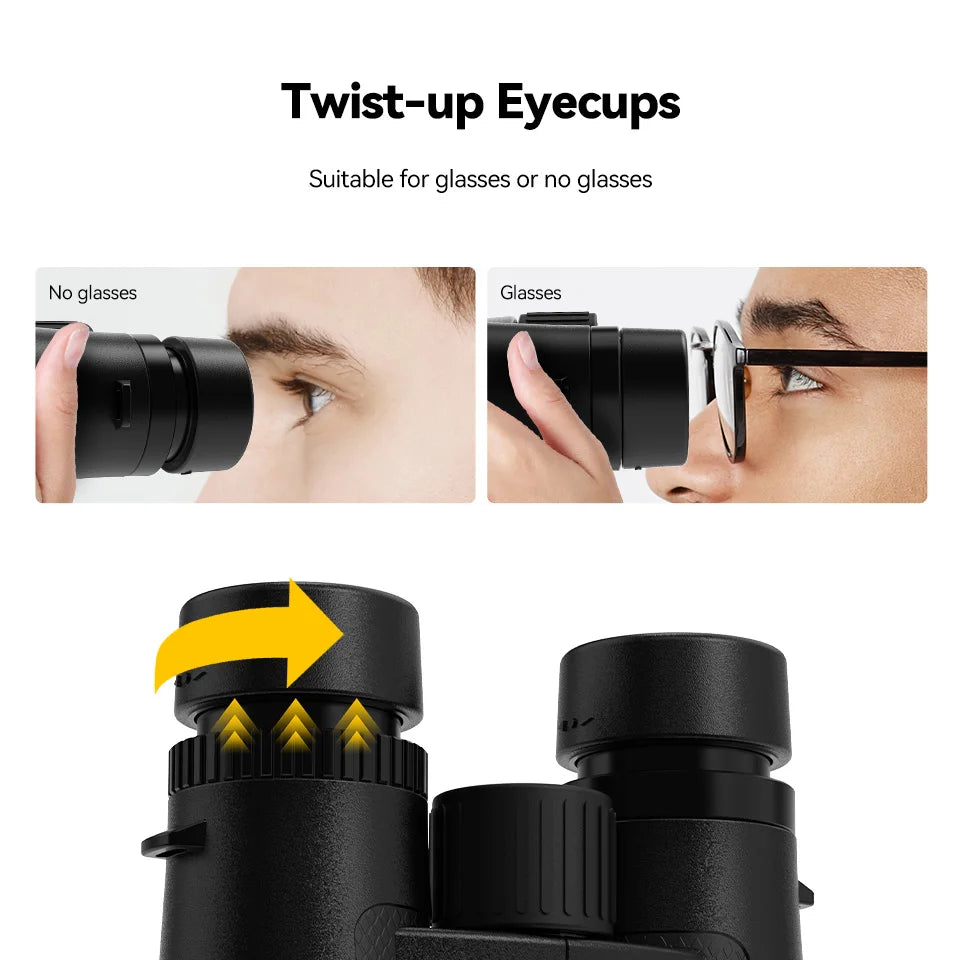 Svbony SV202 Upgraded Wide-angle ED Binoculars 8x32/8x42/10x42 Bak4 Prism IPX7 Waterproof Fogproof for Bird Watching Camping
