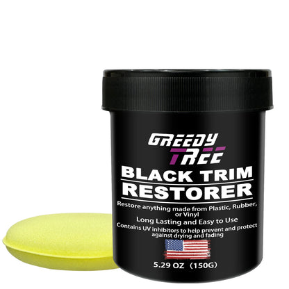 Automotive Plastic Repair Agent-Interior and Exterior Plastic Polishing Wax, Scratch Repair Anti-Aging Cream, Suitable for Tires
