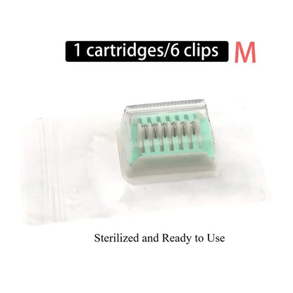 Laparoscopic Titanium Clip Applier Single Action Surgical Forceps with Ligation Clips, 5mm/10mm Hemostatic Clamping Instrument