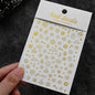 Winter Christmas Atmosphere Nail Stickers Snowman Snowflake Wapiti Self-adhesive High Quality Cute Nail Stickers Nail Art Deco