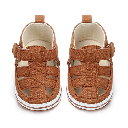 Baby breathable toe-covered shoes summer and spring baby walking shoes