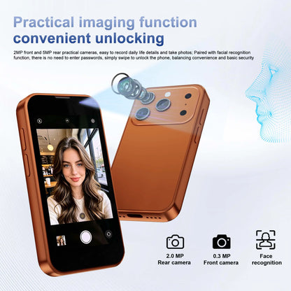 SERVO 17SE mini Smartphone Android Dual SIM 3G Network 2GB RAM 16GB ROM 3.0-inch Tiny Screen‌ Phones Face Unlock GPS WiFi Camera Small Pocket Cellphone