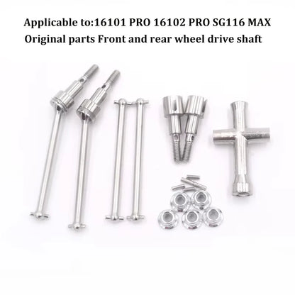 16101 PRO 16102 PRO SG116 MAX PRO RC Car 1:16 Blue Upgraded Metal Spare Parts Model 4WD/ Original Spare Parts Drive Shaft Gear