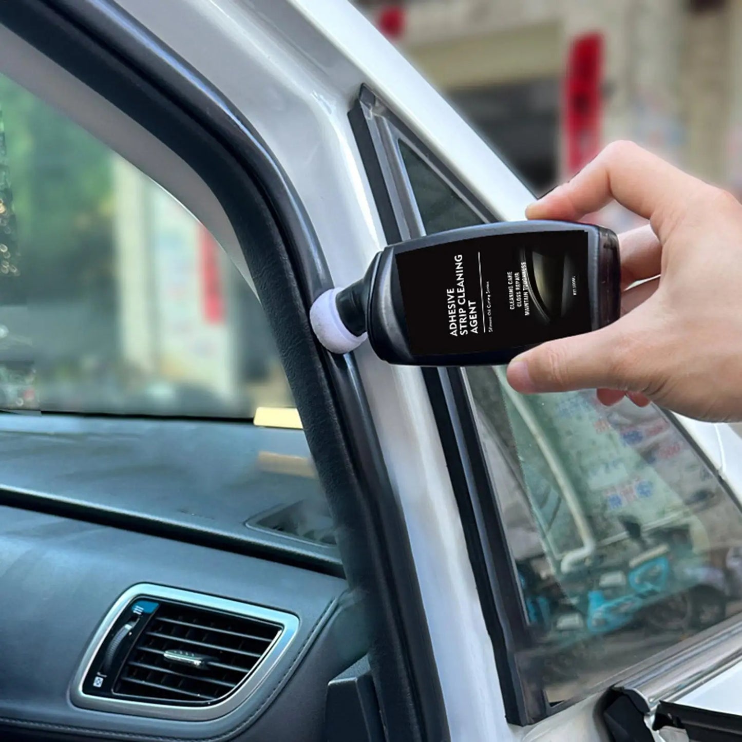 Car Window Rubber Lubricant 100ml Rubber Strip Repair Agent Rubber Seal Softening Agent, Rubber Cleaner for Car Maintenance