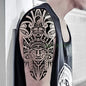 Waterproof Temporary Tattoo Sticker Joker Skull Letter Big Size Body Art Flash Tatoo Fake Tatto Stickers for Girl Men Women