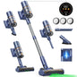 Laresar V11 650W 75000PA Ultra-Strong Cordless Vacuum Cleaner,90 Min Long Runtime,Removable Battery & Smart Display Vacuum