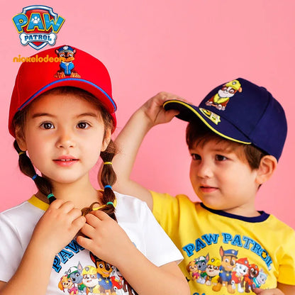 Genuine Paw Patrol Baseball Cap Cartoon Character Outdoor Sports Hat Cute Comfortable Sunscreen Mesh Caps Children's Party Gift