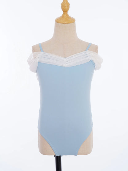 New Girls Ballet Leotards Kids Child Sleeveless Fairy Butterfly Wing Hollow Stitching Gymnastics Leotard Professional Stage Wear