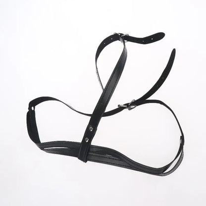 1Pcs Leather Strap On Lesbian Erotic Bra Brassiere Adult Breast BDSM Bondage Sexy Lingerie Sex Toy Accessories For Womenproduct