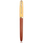 JINHAO 85 Metal/Wood Fountain Pen Golden Cap Extra Fine Nib Ink Pen Office School Supplies Stationery Pens for Writing