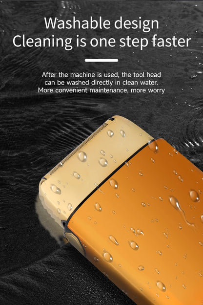 HIENA Shaving Machine Men Electric Shaver Hair Clipper Rechargeable Metal Housing Pro Electric Shaver for Men Electric Home