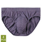 4 Pcs/Lot Men's 100% Cotton Breathable Briefs Comfortable Male Underwear Lingerie Panties Underpants Plue Size Xl -5Xl