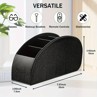 1PC 5-Grid Remote Control Organizer Box Desktop Storage Tray for TV Box Remote Glasses Pen Home Office