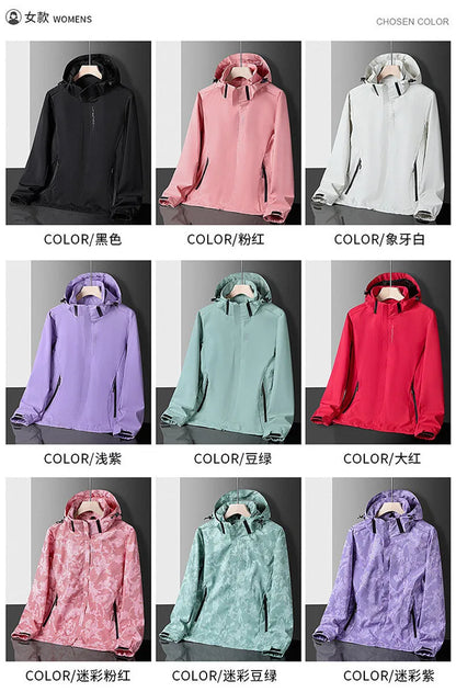 Camping Jacket Coats Men Water & Windproof Windbreaker Jacket Male Hiking Clothing Jacket Man Tops Fishing Wearing Free Shipping