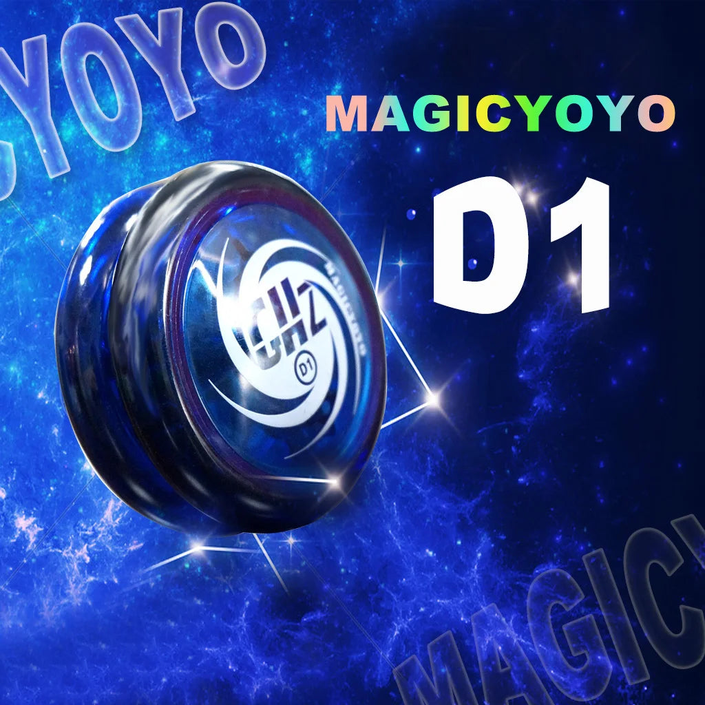 Ghost Hand Responsive Pro Level D1 Basic 2A Ball Bearing Yoyo for Fingertip Rope String Trick Game Looping Play Indoor Outdoor
