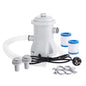 Pool Filter Pump 330 GPH Paddling Pool Electric Pump With 2 Pool Filter Cartridge Pool Pumps Above Ground Small Pool Filter Pump