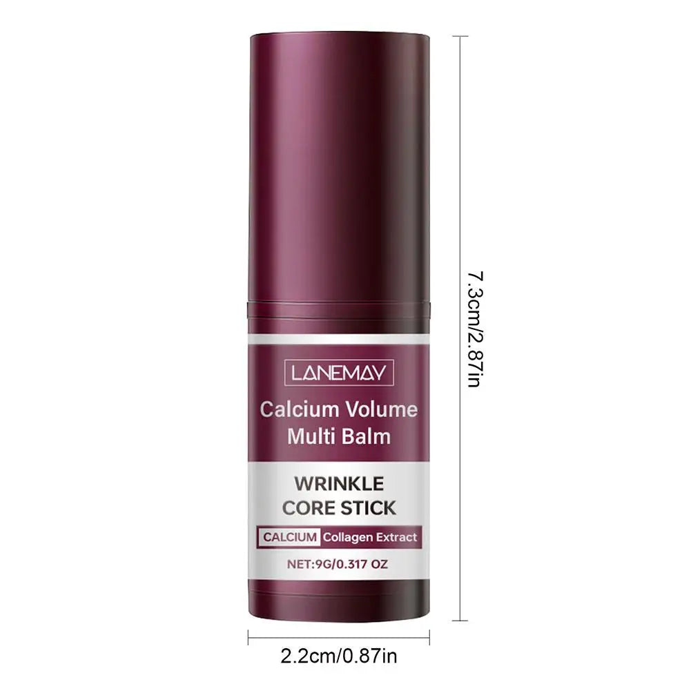 Calcium Volume Multi Balm Collagen Face Moisturizer Stick Anti-Wrinkle Skin Care Fade Fine Lines Lifting Firming Facial Cream