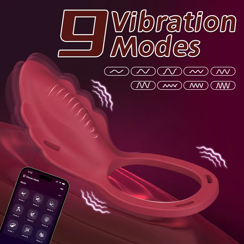 Adult Sex Toys Wearable with Panty Vibrator Female Sex Toy Vibrating Penis Ring Clitoral Stimulator Couple Adult Sex Toys 18+
