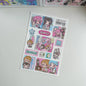 Cute Sweet Cool Japanese Shibuya Girl Sticker Korean Kawaii Cartoon Y2k Stickers Hand Account Diary Scrapbook Decorative Sticker