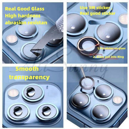 AliSunny 10pcs Back Camera Glass for iPhone 7 8 Plus 6 6S 6Plus 7Plus X XR XS Max 11 12 Rear Cover Lens 3M Sticker Holder Parts