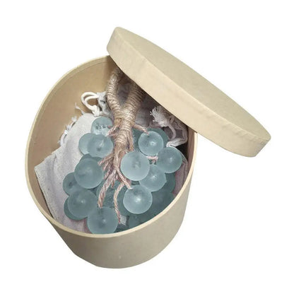 Grape Handmade Soap Natural DIY Crystal Soap Fruit Aroma Scented Soap Creative Gift For Home Fragrance Friend Gift Bathroom