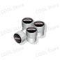 4Pcs Car Styling John Cooper Works Emblem Auto Wheel Tire Air Valve Caps Dust Cover For Mini Cooper S Logo R52 R53 R58 F55 F56