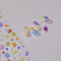 Line Flower Powder Blusher Love Heart High Quality Jelly Series Adhesive Nail Sticker Nail Art Decoration Decals Design T-2830