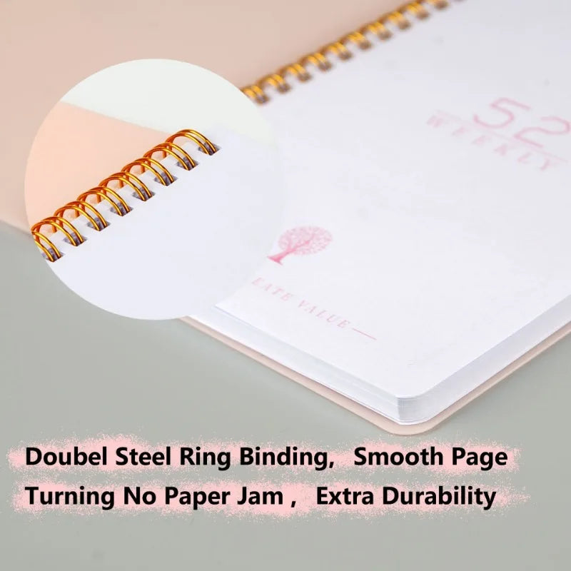2024 Weekly Planner Agenda A5 Notebook Planner Pouch 52 Weeks Planner Schedules Stationery School Office Supplies Stationery
