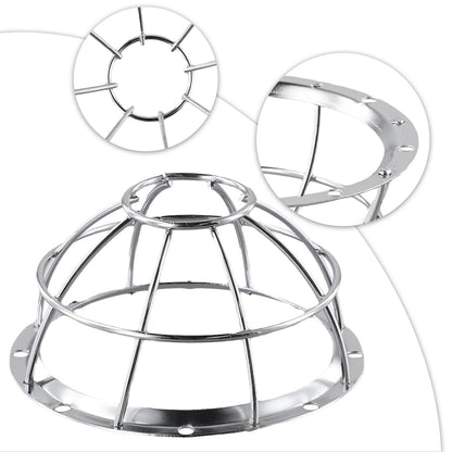 1/2pcs Iron Smoke Detector Protective Cover Sprinkler Cage Bracket Fire Covers Home Bathroom Kitchen Accessories Protect Parts
