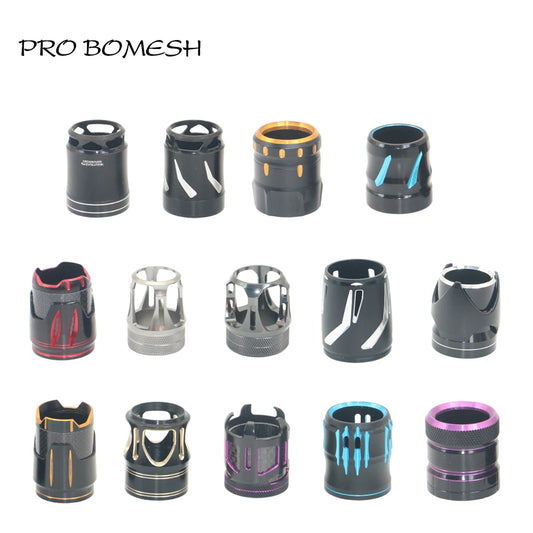 Pro Bomesh Aluminum Locking Nutt Fishing Reel Seat Decorative Trim Part DIY Fishing Rod Component Accessory