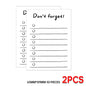 50Sheets Mini Note Book Convenient Memo Pad List Time Sticky Note Schedule Planner Office School Supplies Stationery