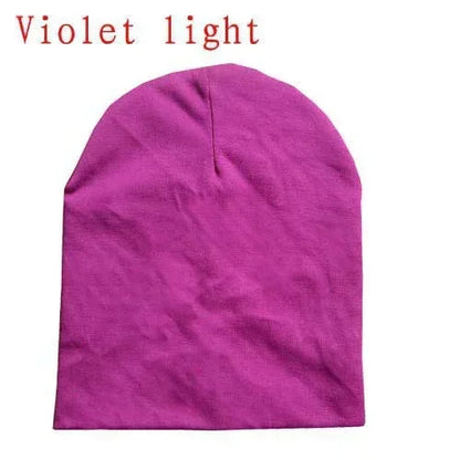 6M-3Y Baby Knitted Hat Scarf Set Solid Color Cotton Hip Hop Beanie Warm Toddler Cap for Boys Girls Spring Autumn Winter