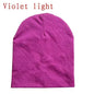 6M-3Y Baby Knitted Hat Scarf Set Solid Color Cotton Hip Hop Beanie Warm Toddler Cap for Boys Girls Spring Autumn Winter